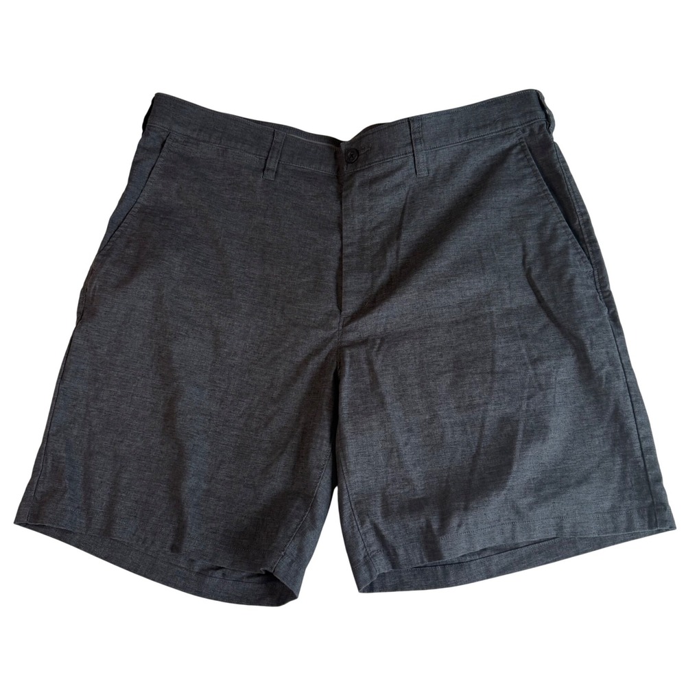 Orvis Mens Size 38 Charcoal Gray Hemp Blend Stretch Casual Outdoor Shorts